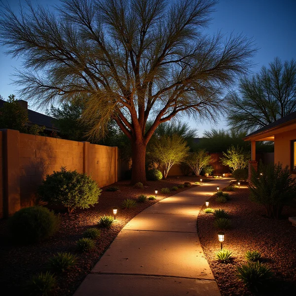 Professional landscape lighting design